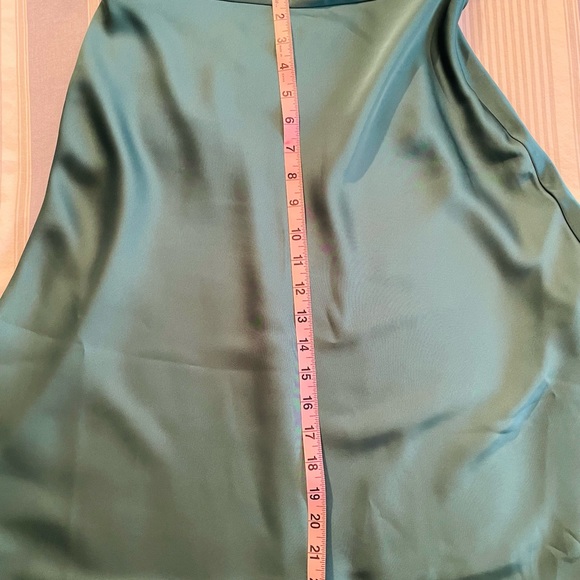 NWT J.Crew Emerald Green Satin Midi Dress – Size 4 - Picture 10 of 13